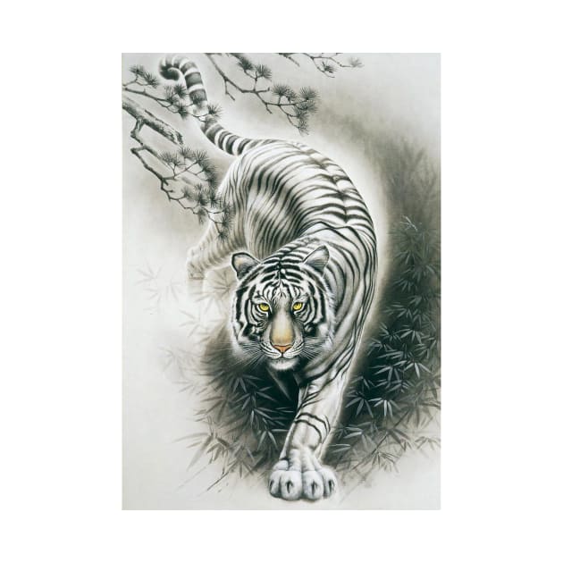 White tiger by USconceptTshirts