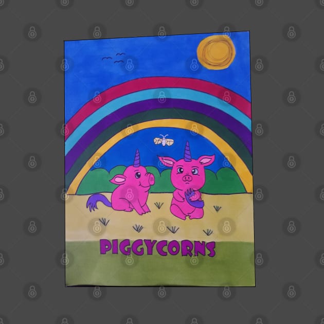 Piggycorns by Loose Tangent Arts