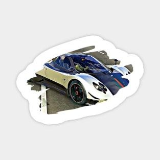 Pagani Zonda Cinque Art Print Magnet