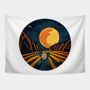 Night mouse Tapestry