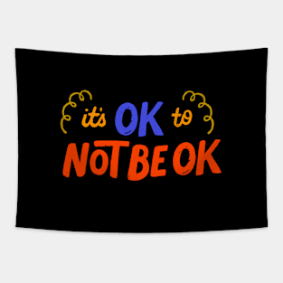 It's OK to Not Be OK Typography Tapestry