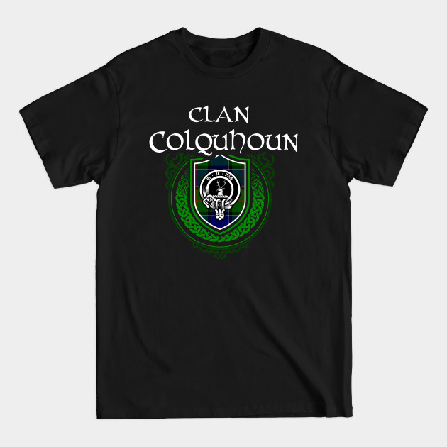 Disover Clan Colquhoun Surname Scottish Clan Tartan Crest Badge - Scottish Clan - T-Shirt