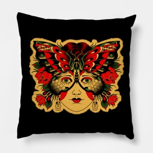 Butterfly Woman Pillow