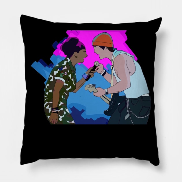 julie and luke Pillow by yazriltri_dsgn