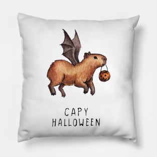Capybara Halloween Pillow