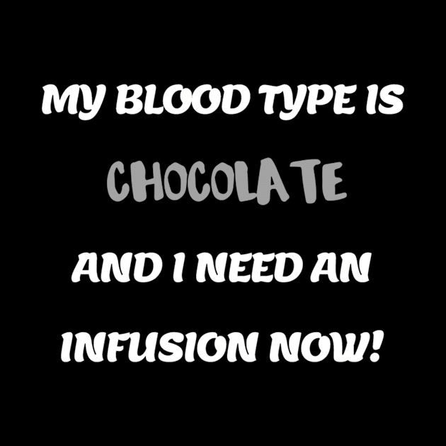 My Blood Type Is Chocolate by MzBink