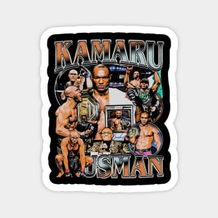 Kamaru Usman Vintage Bootleg Magnet