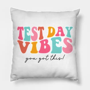 Test Day Vibes You Got This Pillow