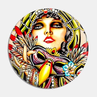 Mardi Gras : Vintage New Orleans Advertising Print Pin