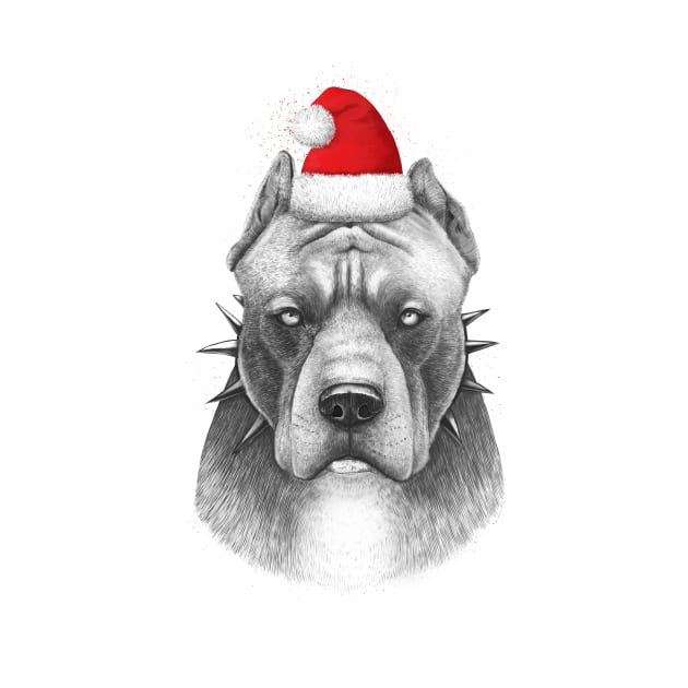 Winter pitbull by kodamorkovkart