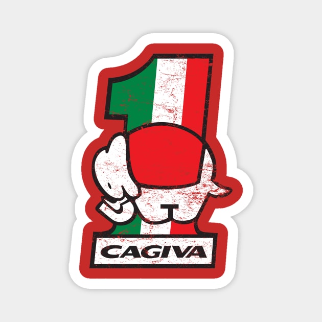 Cagiva Magnet by MindsparkCreative