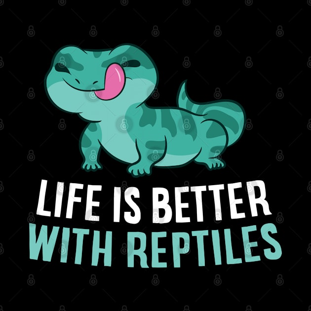 Life Is Better With Reptiles Bearded Dragon Lizards Reptiles by EQDesigns