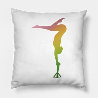 An acrobat doing a yogi Pillow