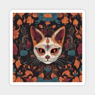 Cat Day of the Dead Magnet