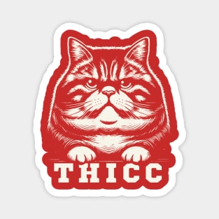 Cute Thicc Cat Magnet