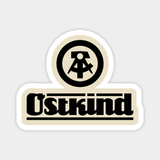 Ostkind with DDR logo (black) Magnet