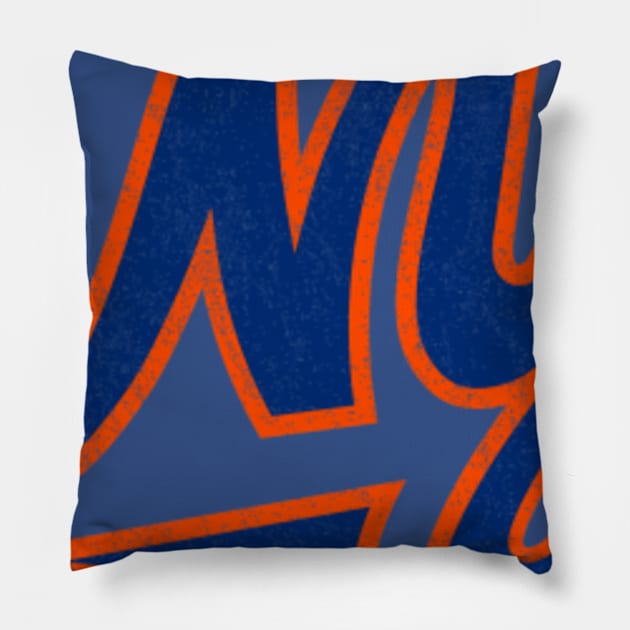 Throwback NY Pillow by CasualGraphic