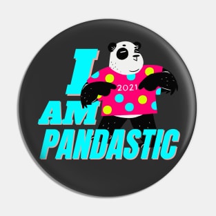 i am pandastic Pin