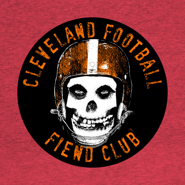 Disover CLEVELAND FOOTBALL FIEND CLUB - Cleveland Browns - T-Shirt