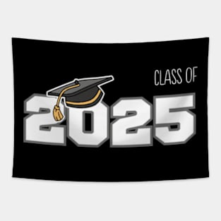 Graduation Shirt for Senior 2025 Shirt Retro Class of 2025 Tapestry