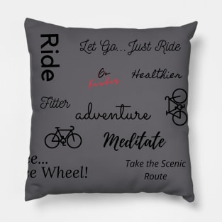 Cycling Motivation Pillow