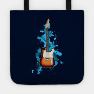 T-Style Electric Guitar Sunburst and Rosewood Tote