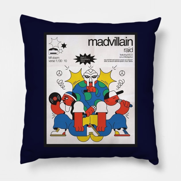 mf doom Pillow by nanayacha