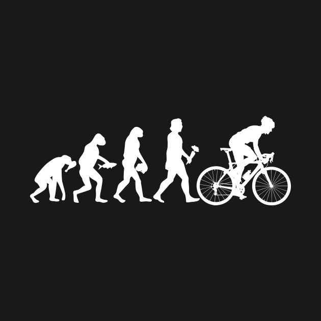 Disover Bicycle Evolution - Cycling Lover - T-Shirt