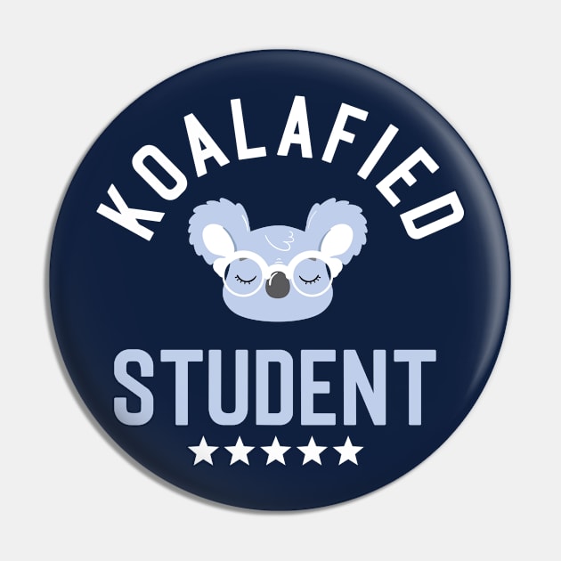 Koalafied Student - Funny Gift Idea for Students Pin by BetterManufaktur