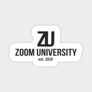 zoom university logo est 2020 Stay At Home Magnet