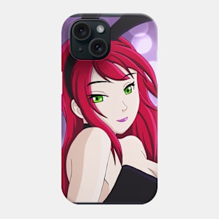 Cute & Sexy Senpai Party Night Dark Purple Bunny Girl Outfit Phone Case