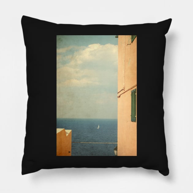 Sail Boat Pillow by rosedew