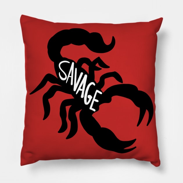 Savage Pillow by NYXFN