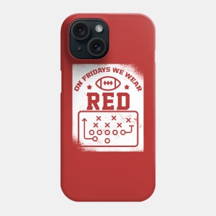 On Fridays We Wear Red // Vintage School Spirit // Go Red Phone Case