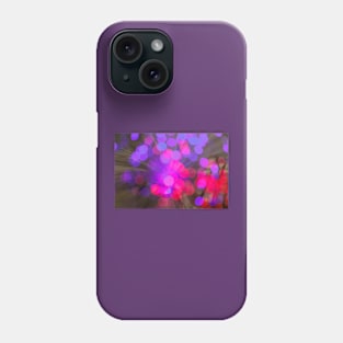 Illuminated background defocused lights Phone Case