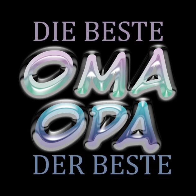 Best Oma, best Opa in German by PandLCreations