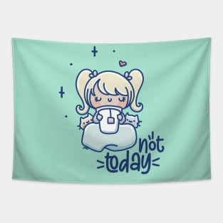 Kawaii illustration Tapestry