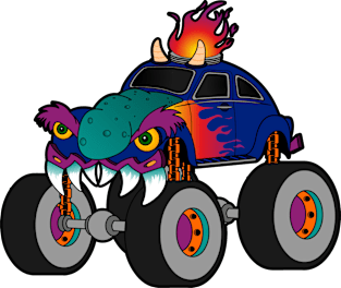 My Pet Monster Truck Magnet