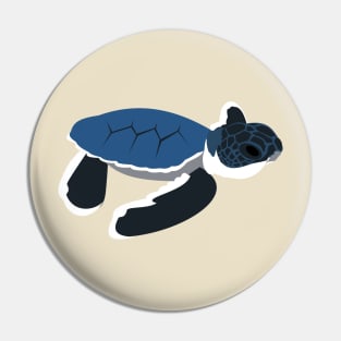 Green Sea Turtle Baby Pin