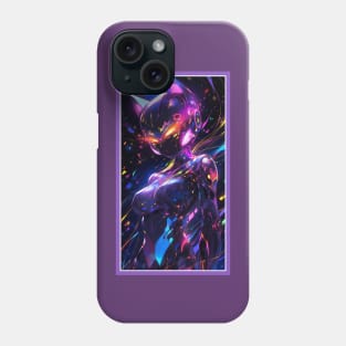 Anime Cute Cat Girl | Sci-Fi Manga Girl Anime Art Phone Case