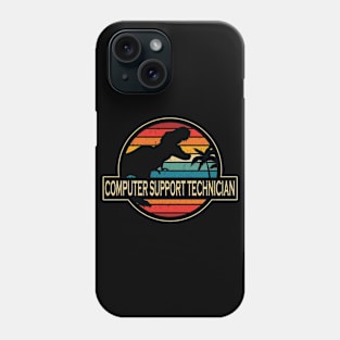 Computer Support Technician Dinosaur Phone Case