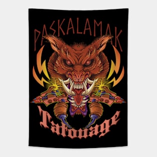 paskalamak wolve shirt Tapestry