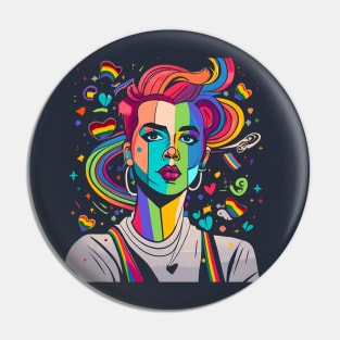 LGBTQ+ art Pin