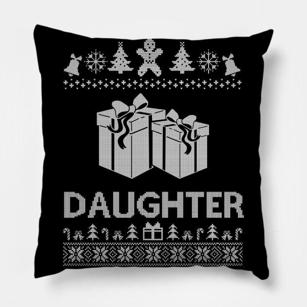 Matching Christmas , Family Christmas Daddy, Mommy, Daughter, Son, Aunt, Uncle, Grandpa, Grandma.... Pillow by SloanCainm9cmi