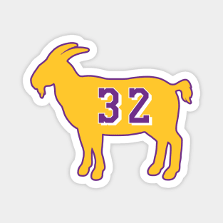 Magic Johnson Los Angeles Goat Qiangy Magnet