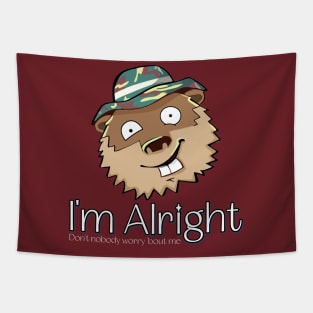 I'm Alright - Caddyshack Gopher Tapestry