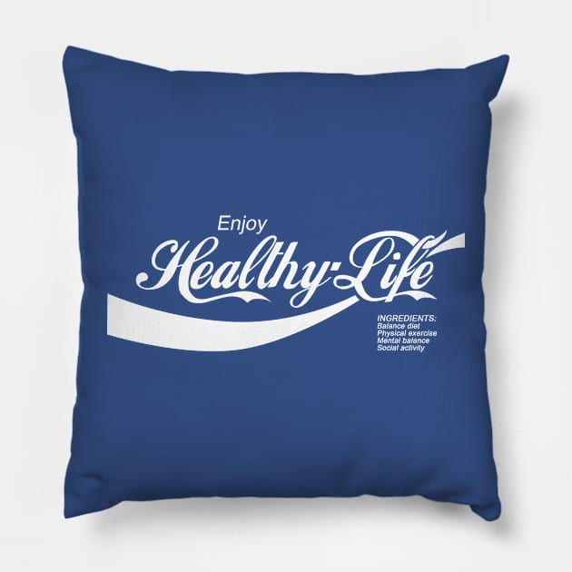 Healthy life Pillow by NMdesign