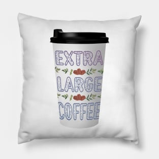 Extra Large Coffee Pillow