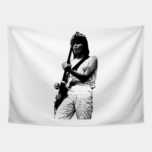 Retro Chrissie Hynde Tapestry by tykler