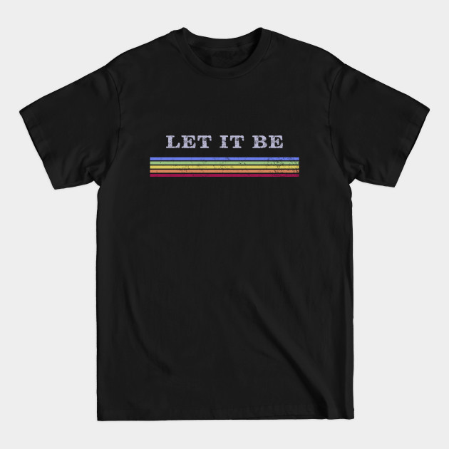 Disover LET IT BE - RETRO STRIPES - Let It Be - T-Shirt